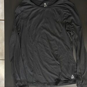 Reebok Black Long Sleeve Shirt